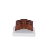 Vegetable Tanned Leather Billfold Wallet with 8 Card Slots Ashwood Leather Tan One Size