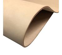 Vegetable Tanned Leather Full Grain Cowhide Natural Hide Pieces 8-9 oz. (3.5mm) Upholstery Leather Sheet Craft (12"X12")