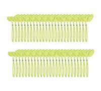 Vegetable Ties for Garden - 50 Pieces Leaf Shape Self Locking Plant Support Zip Ties, Tomato Cable Straps for Indoor Outdoor Garden, Climbing Vines, Vegetables, Fruits