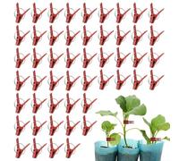 Vegetable Transplant Clips, Transplant Clips, Pack of 50 Plant Fixing Clamps, Mouth Climbing Support Connects for Plant Vine, Garden Connection