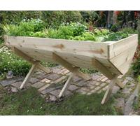 Vegetable Trough - 200cm Bed Wood