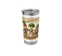 Vegetable Waltz Funny Vintage Dancing Veggies Stainless Steel Insulated Tumbler