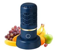 Vegetable Washer - OH ion Purification Technology, Multifunctional Cleaner Machine, Removes Impurities, Fruit Meat Seafood, Kitchen Appliance Gear, White Portable Countertop Dining