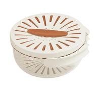 Vegetable Washing Basket - Grip Handle Colander, Deep Capacity Food Rinse Container, Space Saving Build | Practical Salad Berry Lettuce Prep Organizer System for Kitchen Cabinet Outdoor Me