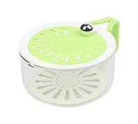 Vegetable Washing Bowl with Lid & Handle - PP+PET Fruit Strainer Basket for Fresh Storage - Collapsible Kitchen Drain Colander(green)