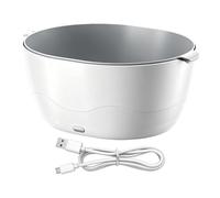 Vegetable Washing Machine - 12.8inchx10.16inchx5.59inch Double-Layer Waterproof Automatic Cleaning Equipment, Food Washer Machine For Indoor Kitchen Sink Counter Cooking House Apartment