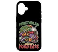 Vegetables Are What Food Eats Carnivore Joke Case for iPhone 16