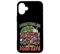 Vegetables Are What Food Eats Carnivore Joke Case for iPhone 16 Plus