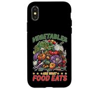 Vegetables Are What Food Eats Carnivore Joke Case for iPhone X/XS