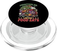 Vegetables Are What Food Eats Carnivore Joke PopSockets PopGrip for MagSafe
