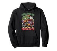Vegetables Are What Food Eats Carnivore Joke Pullover Hoodie