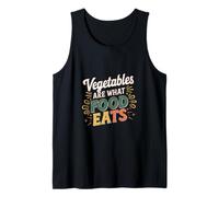 Vegetables Are What Food Eats Carnivore Joke -------- Tank Top