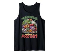 Vegetables are What Food Eats Carnivore Joke Tank Top