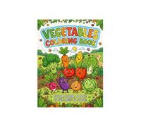 Vegetables coloring book