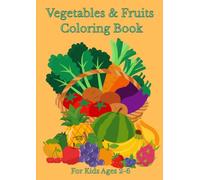 Vegetables & Fruits Coloring Book
