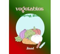 Vegetables: Paint Your Plate: Fun Veggie Coloring Book"
