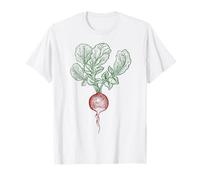 Vegetables Retro Vintage: Vegetarian Gardener - Radish T-Shirt