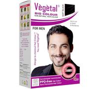 Vegetal Bio Beard Color -Soft Black 25 gm | Natural Hair Dye for Men, Ammonia and PPD-free, Semi-Permanent Beard and Moustache Color