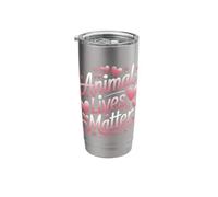Vegetarian Animal Lives Matter Stainless Steel Insulated Tumbler
