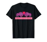 Vegetarian Buffalos Heart Design Men Women Teens T-Shirt