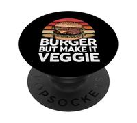 Vegetarian Burger But Make It Veggie PopSockets Adhesive PopGrip