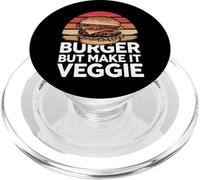 Vegetarian Burger But Make It Veggie PopSockets PopGrip for MagSafe