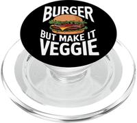 Vegetarian Burger But Make It Veggie PopSockets PopGrip for MagSafe