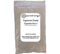 Vegetarian Empty Capsules Size 0 - Premium Quality | Create Your Own Capsule Easier & Faster | Use with Empty Vegetarian or Gelatin Caps | Free P&p to The UK (1000 Capsules)