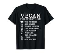 Vegetarian Funny Environmentalist World Vegan Day Earth Day T-Shirt