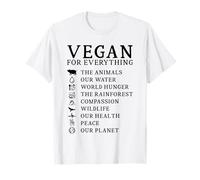 Vegetarian Funny Environmentalist World Vegan Day Earth Day T-Shirt