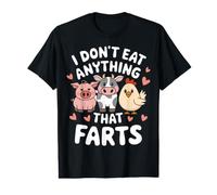 Vegetarian I Don't Eat Anything that Farts Value Graphic T-Shirt