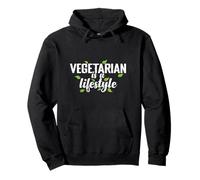 Vegetarian Is A Lifestyle Healthy Eating Pullover Hoodie