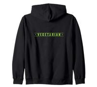 Vegetarian Plant Based Zip Hoodie