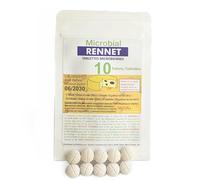 Vegetarian Rennet Tablets for Cheese Making - Microbial Rennet, 10 Tablets