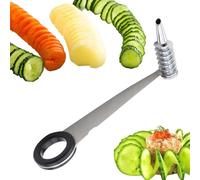 Vegetarian Spiralizer, Vegetable Slicer, Stainless Steel Vegetable Slicer for Zucchini, Accessories Cooking Non Slip Dishwasher Food Making