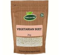 Vegetarian Suet 2kg by Hatton Hill - Plant-Based Baking & Cooking Fat, Ideal for Pastries & Traditional Recipes