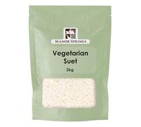 Vegetarian Suet 2kg by Manor Springs - Premium Plant-Based Suet for Baking & Cooking