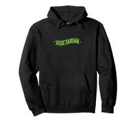Vegetarian Wave Statement Pullover Hoodie