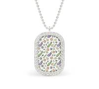 Vegetarian Women's Necklaces Pendant Necklace Fashion Diamond Jewelry with Chain