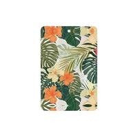Vegetation Leaves With Hibiscus Flowers Printing 10 Pieces Air Freshener Car Hanging Cards Air Freshener Sheets With Rope For Cars Home