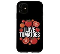 Veggie Lover's Delight I Love Tomatoes Case for iPhone 11