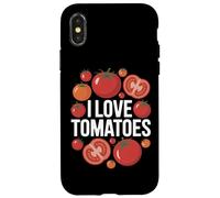 Veggie Lover's Delight I Love Tomatoes Case for iPhone X/XS