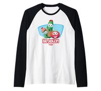 VeggieTales Be Jolly Christmas Carolers Raglan Baseball Tee