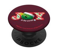 VeggieTales Joy To The World Singing Percy Pea PopSockets Adhesive PopGrip