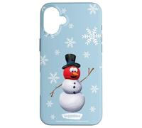 VeggieTales Let It Snow Bob The Tomato Snowman Case for iPhone 16 Plus