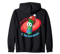 VeggieTales Merry Christmas Junior Asparagus Zip Hoodie