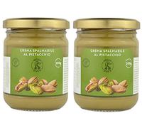 Veggy Duck - Sweet Pistachio Cream 400g (200g, Pack of 2) | With 45% Mediterranean Pistachios | Italian Artisan Food Gourmet | Suitable for Breakfasts & Desserts