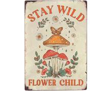 VEGlkj Funny Metal Sign Enjoy The Little Things Vintage Tin Signs for Home Living Room Bedroom Farmhouse Chicken Kicthen Bar Cafe Wall Decoration Gift 8 X 12 Inch -003