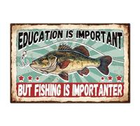 VEGlkj Goldfish Shark Tin Sign 8x12inch Mindset is Everything Metal Wall Decorative Tin Signs Art Plaque Poster for Home Kitchen Bar Coffee Shop Club Decoration