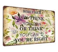 VEGlkj Integrity is Doing The Right Thing When No One is Watching Vintage Metal Tin Sign Retro Home Office Wall Art Plaque 8x12 inch